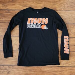 NFL Team Apparel youth XL (14-16) Cleveland Browns long sleeve tshirt